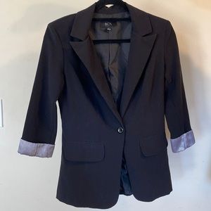 BCX Blazer with pinstripe cuffs